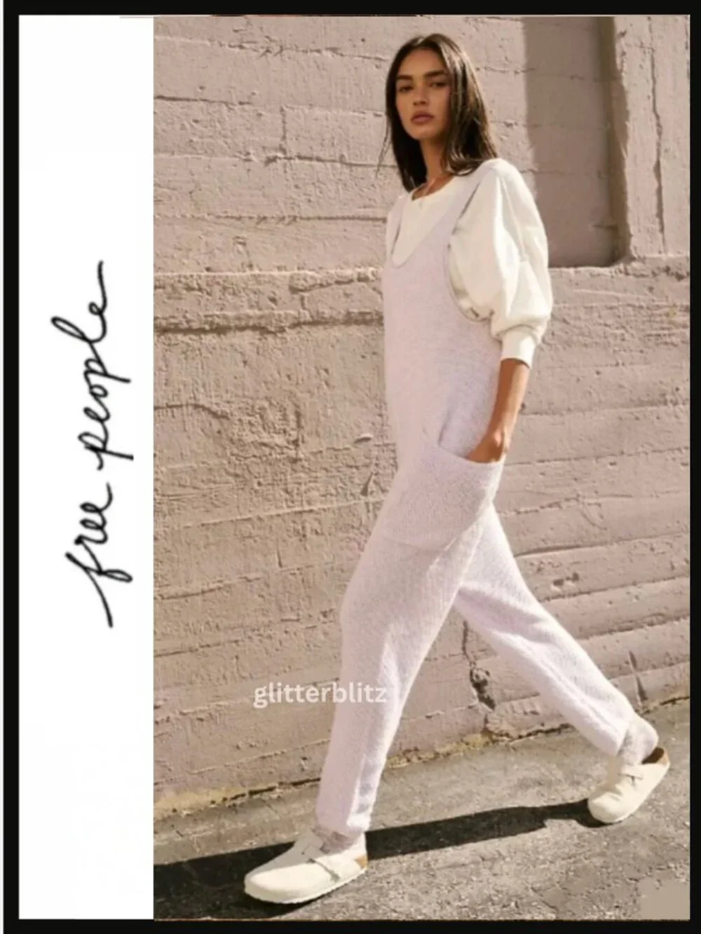 Free People Onesie Hailee Sweater Jumper 💜 Orchid Tint - NWT
